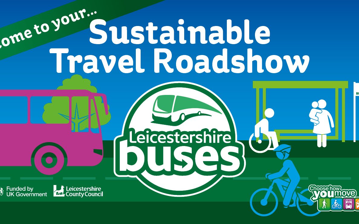 Leicestershire buses sustainable travel roadshow